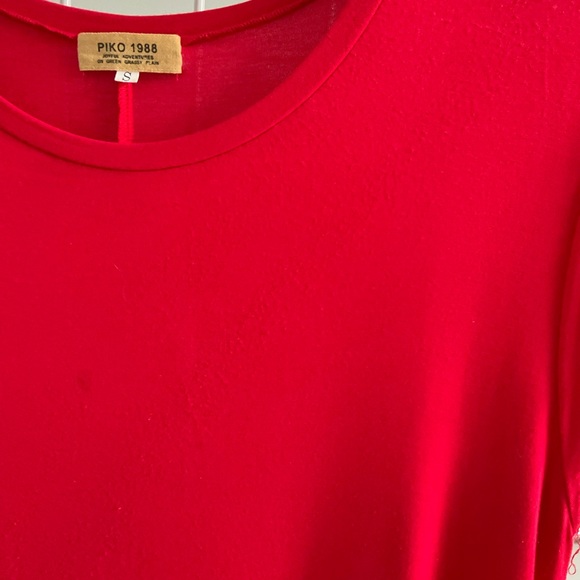 Piko 1988 Red Dress. Size Small - Picture 4 of 4
